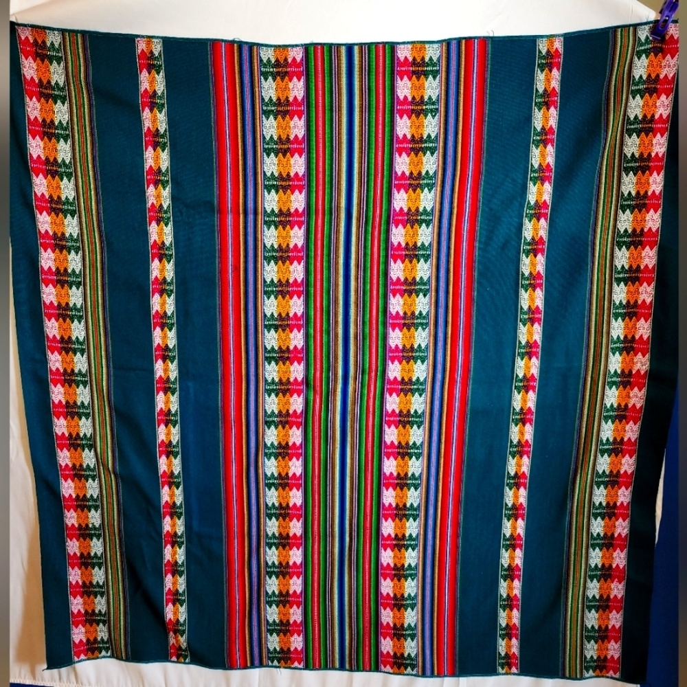 Vintage Colorful Tablecloth  Runner Fabric Tapestry